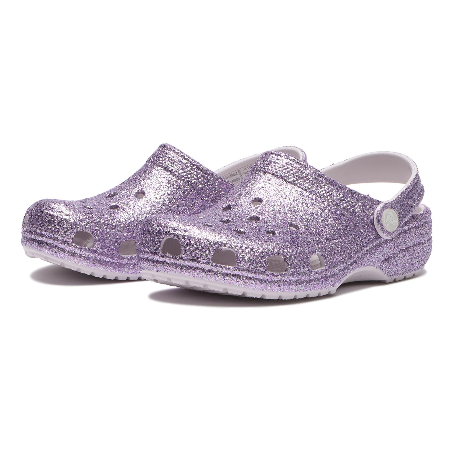 キッズ 【crocs】 クロックス 18-21 CLS CHUNKY GLITTER CG K キッズ