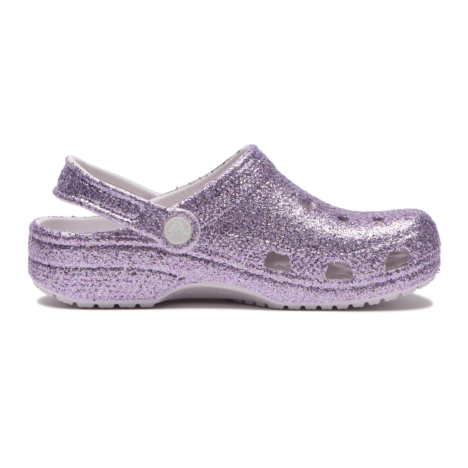 キッズ 【crocs】 クロックス 18-21 CLS CHUNKY GLITTER CG K キッズ