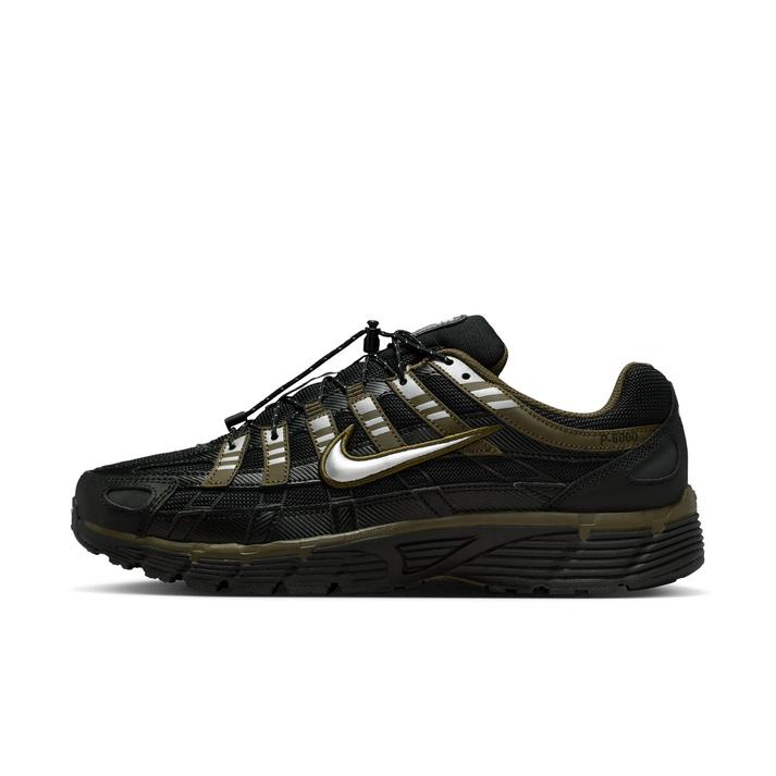 NIKE P-6000 010BLACK/M SILV
