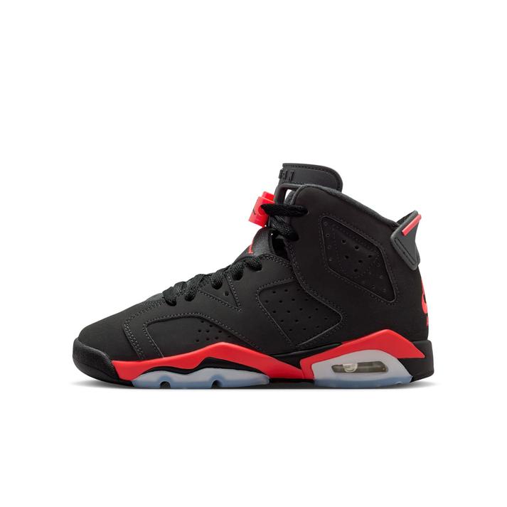 JORDAN BRAND �W���[�_�� 6 ���g�� GS #001BLACK/LTCRM