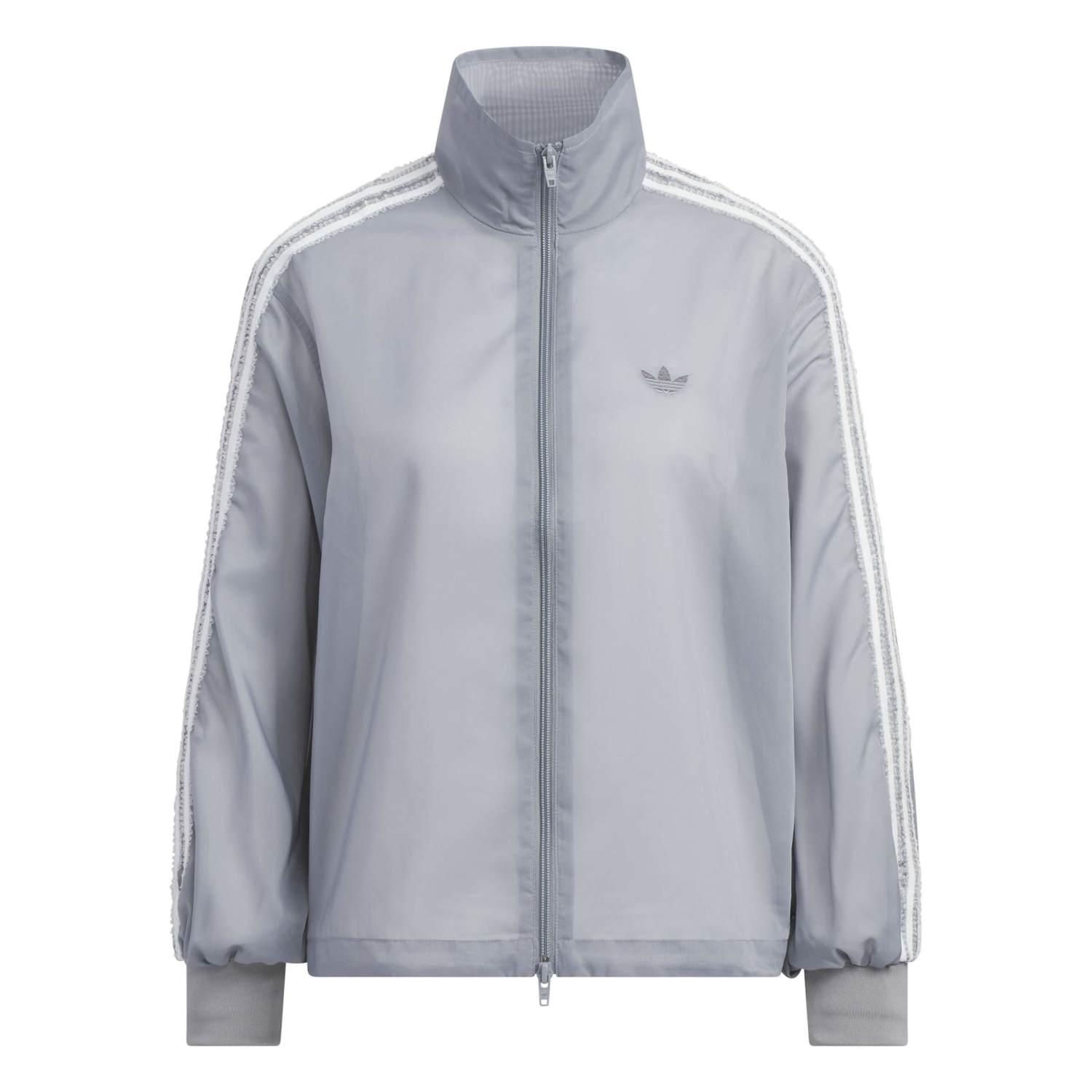adidas アディダス　シアー ジャケット　ブラック　M アディダス アディカラー シアートラックトップ - ブラック