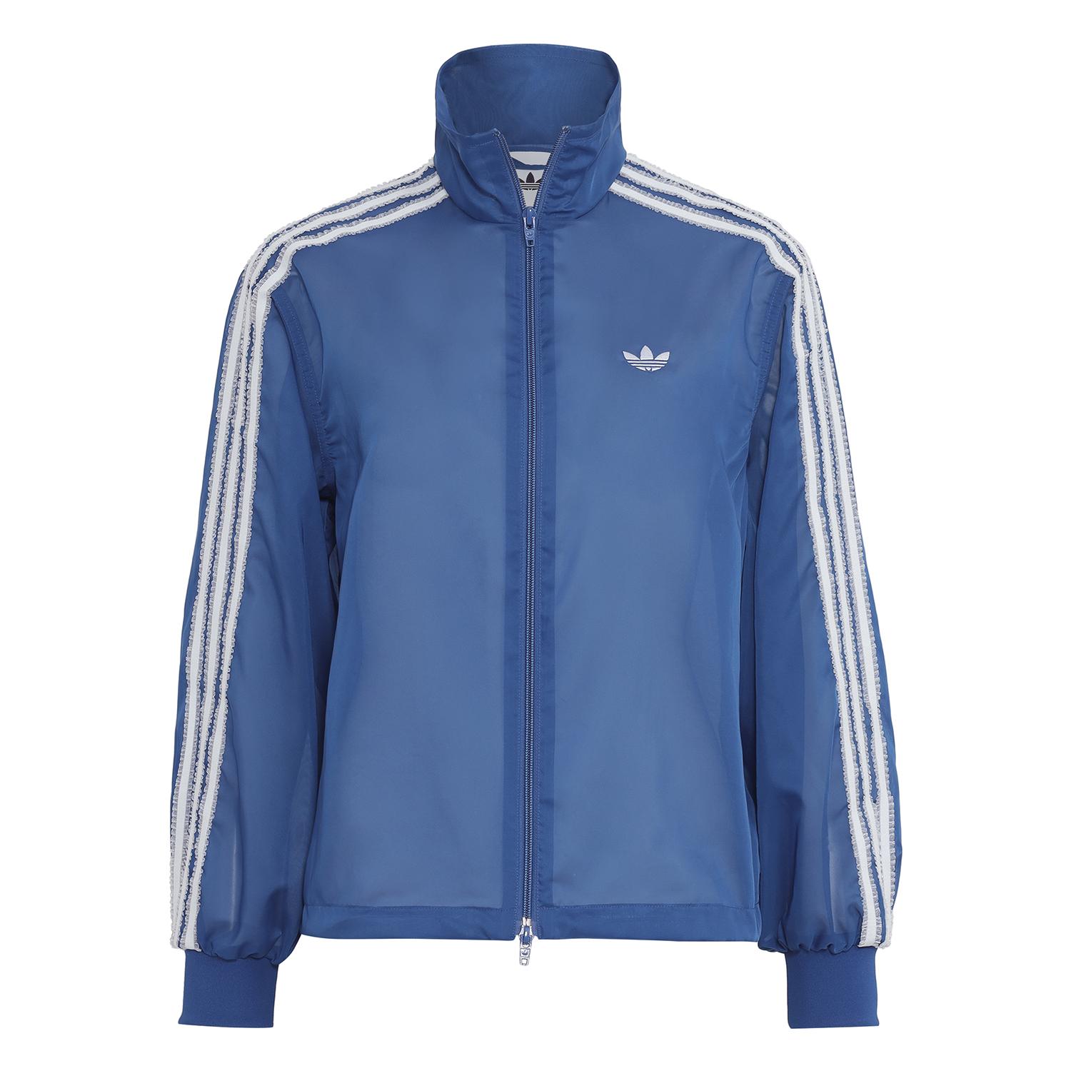 adidas シアー ブルゾン ダークマリン W SHEER L ジャージ adidas Originals - 新品S⭐️adidas シアーブルゾン ダークマリーン