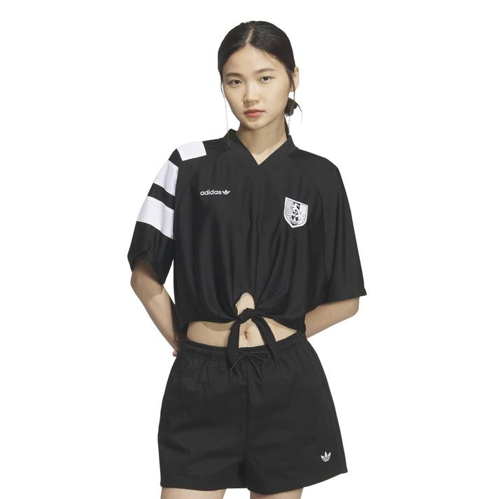 adidas �V���[�g�X���[�u *BLACK/WHITE