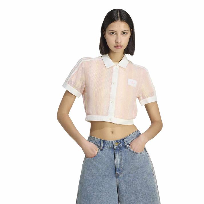 adidas �V���[�g�X���[�u SANDYPINK
