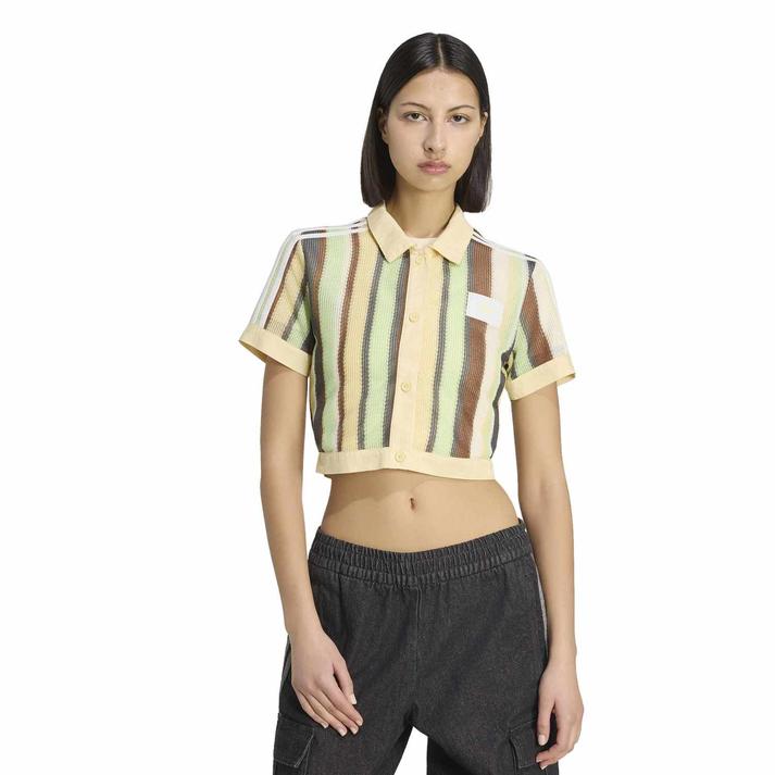 adidas �V���[�g�X���[�u EASYYELLOW