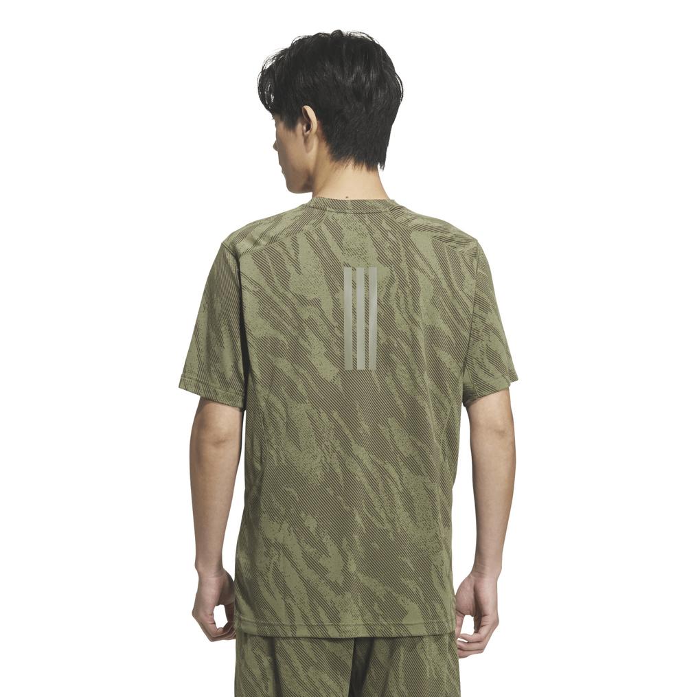  adidas ADIDAS Tech Essential Cool Touch Camo AOP S/S Tee画像3