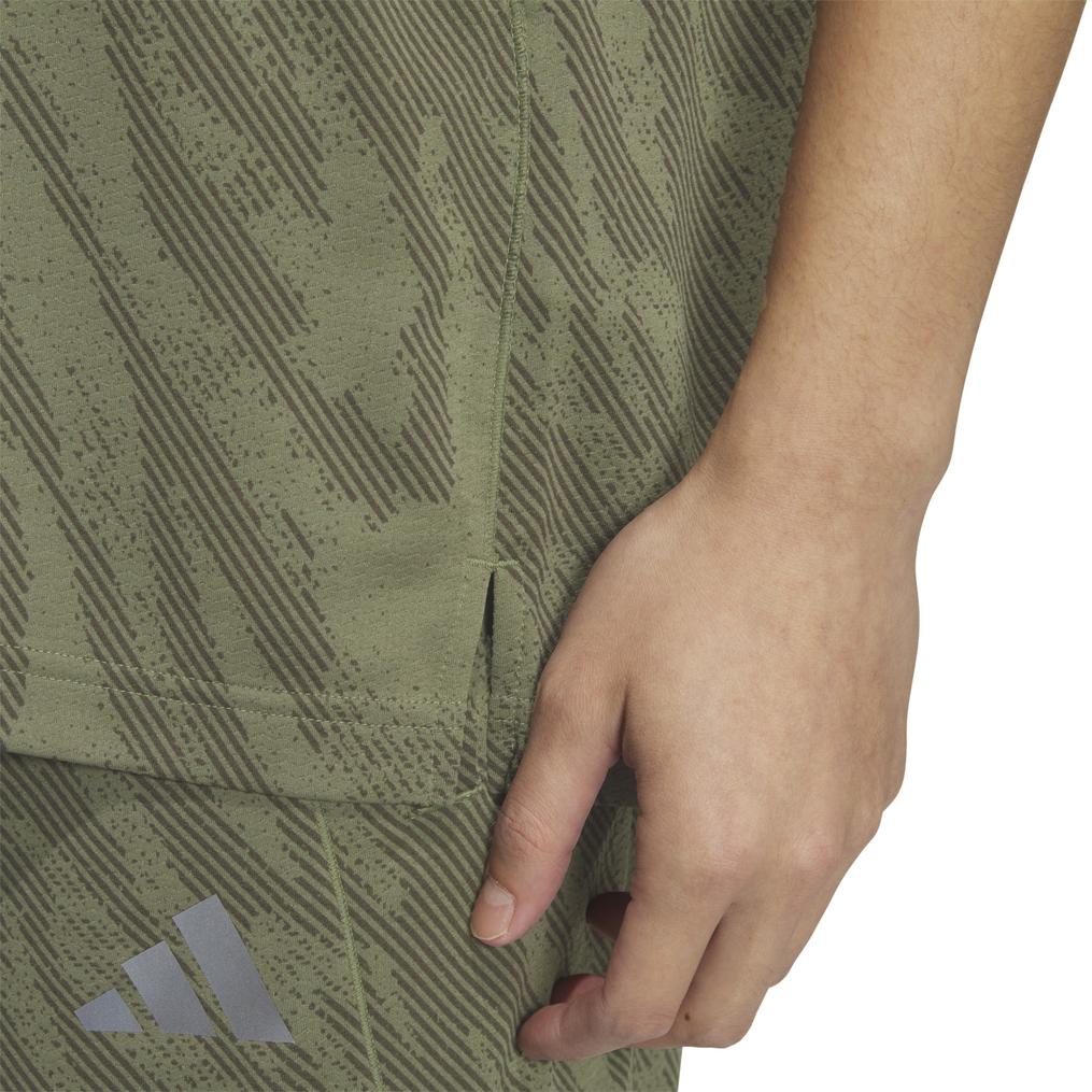  adidas ADIDAS Tech Essential Cool Touch Camo AOP S/S Tee画像2