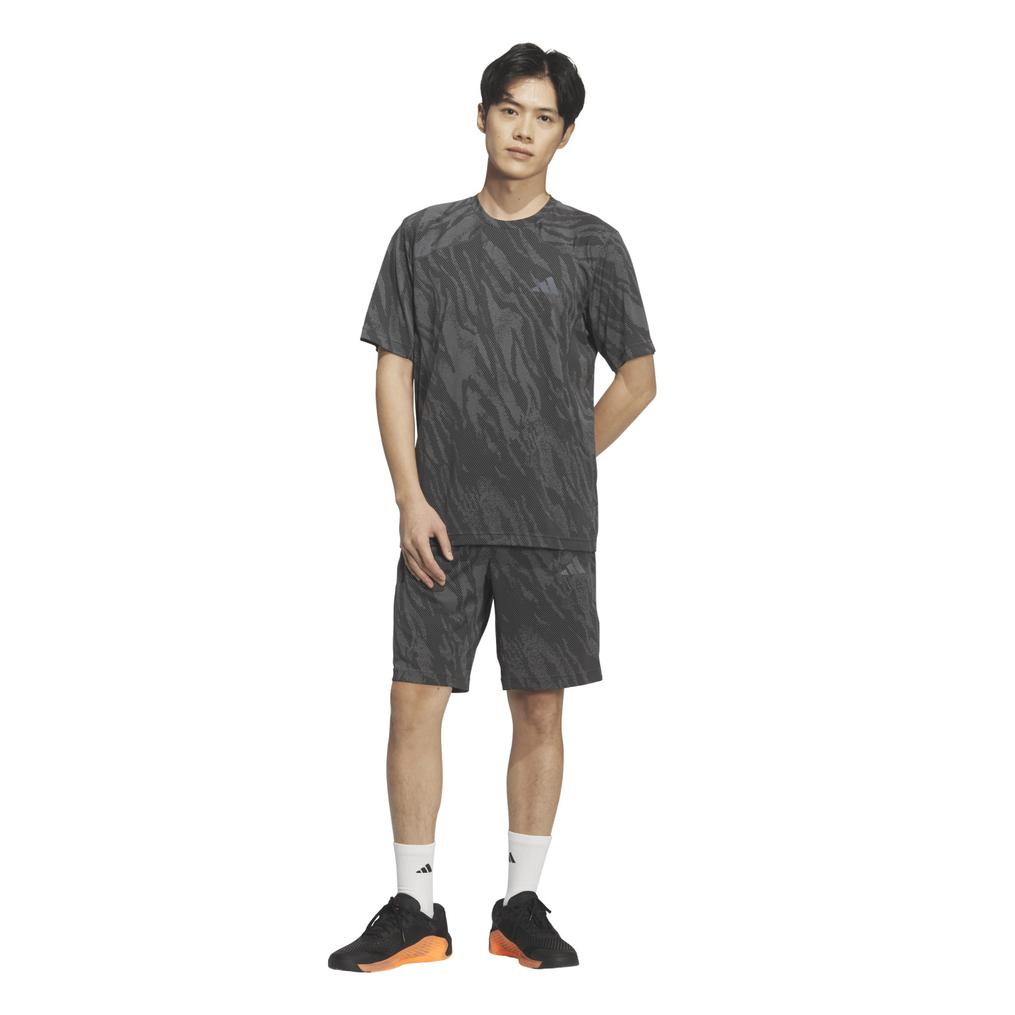  adidas ADIDAS Tech Essential Cool Touch Camo AOP 9in Short画像5