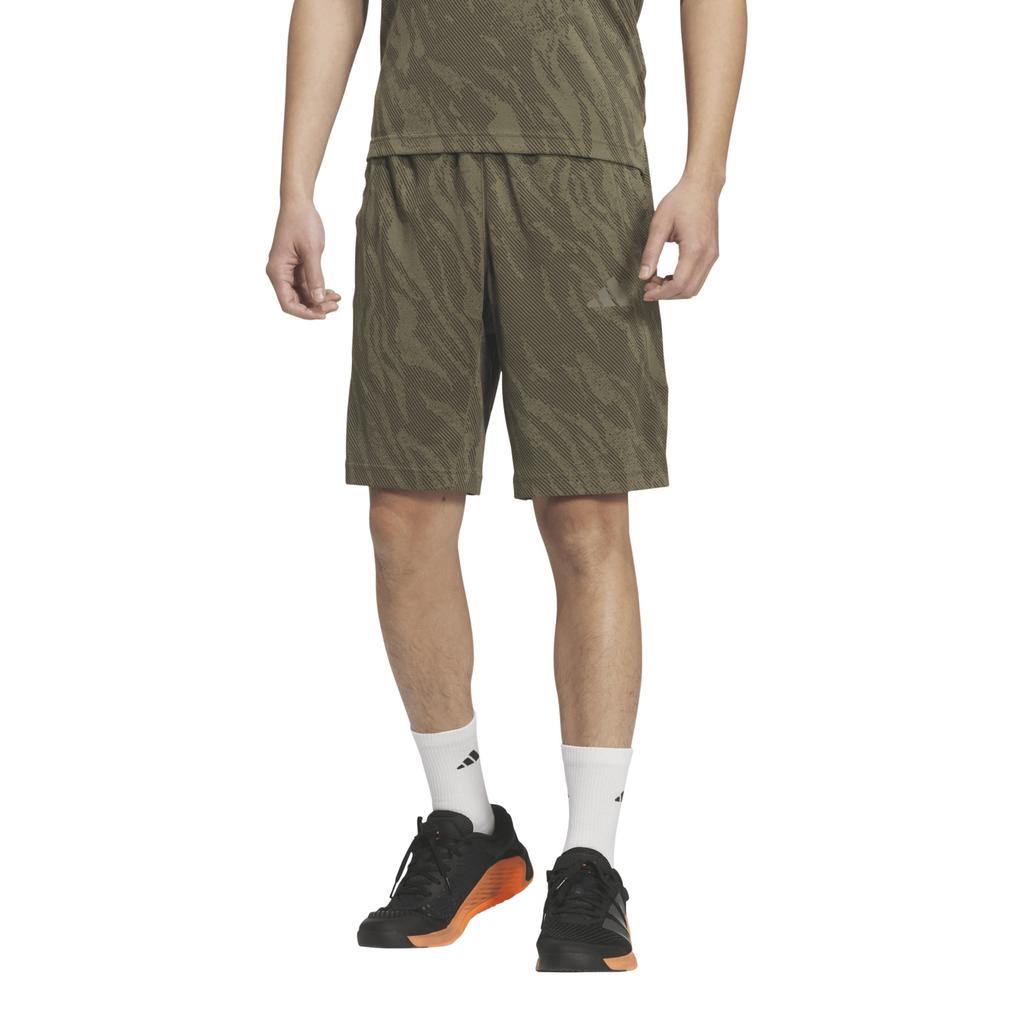  adidas ADIDAS Tech Essential Cool Touch Camo AOP 9in Short画像1