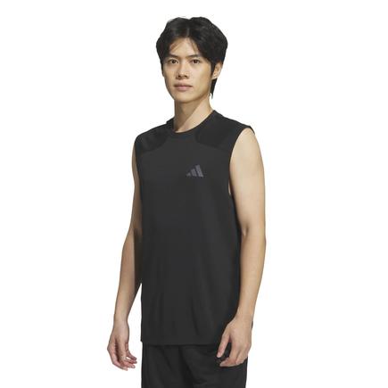 adidas テックエッセンシャルズクールタッチステルススリーバーN/S Tシャツ