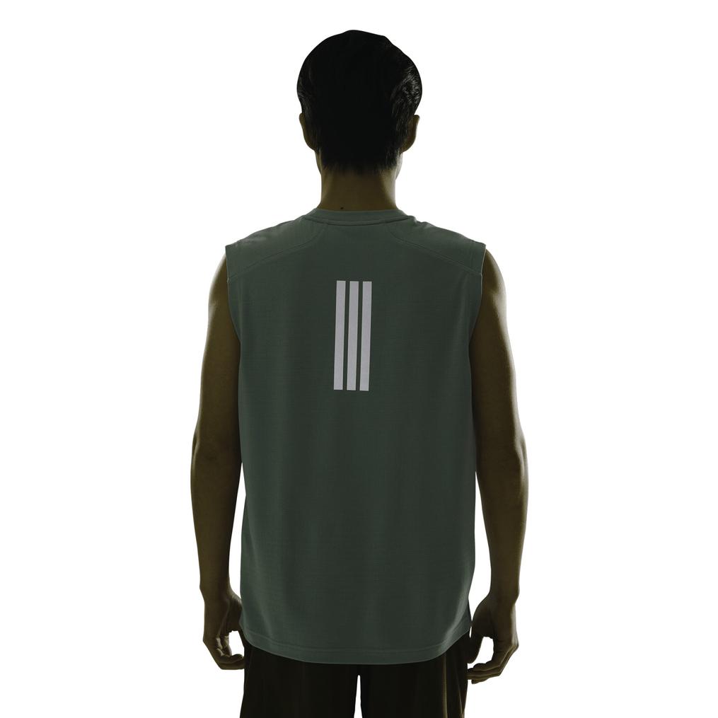 adidas ADIDAS Tech Essential Cool Touch Stealth 3-Bar N/S Tee画像6