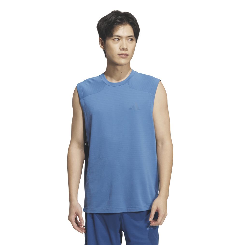  adidas ADIDAS Tech Essential Cool Touch Stealth 3-Bar N/S Tee画像1