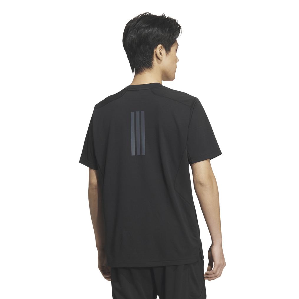  adidas ADIDAS Tech Essential Cool Touch Stealth 3-Bar S/S Tee画像3