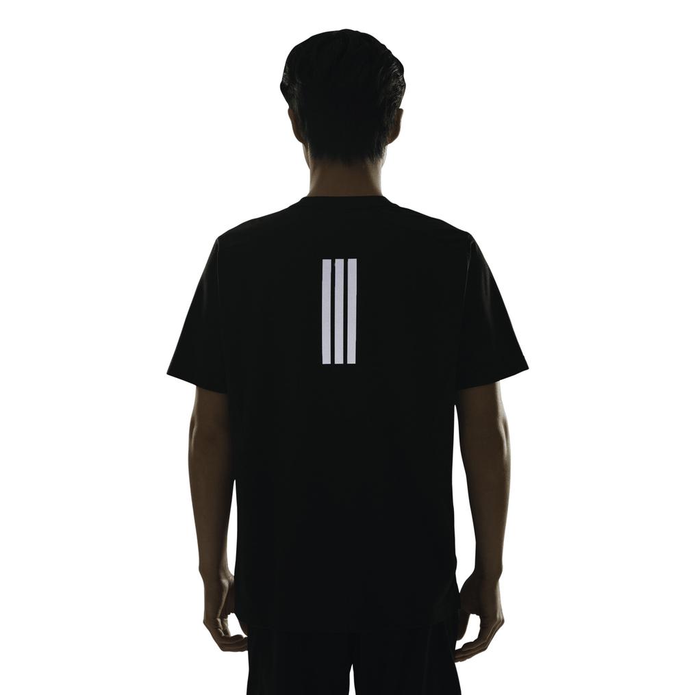  adidas ADIDAS Tech Essential Cool Touch Stealth 3-Bar S/S Tee画像6