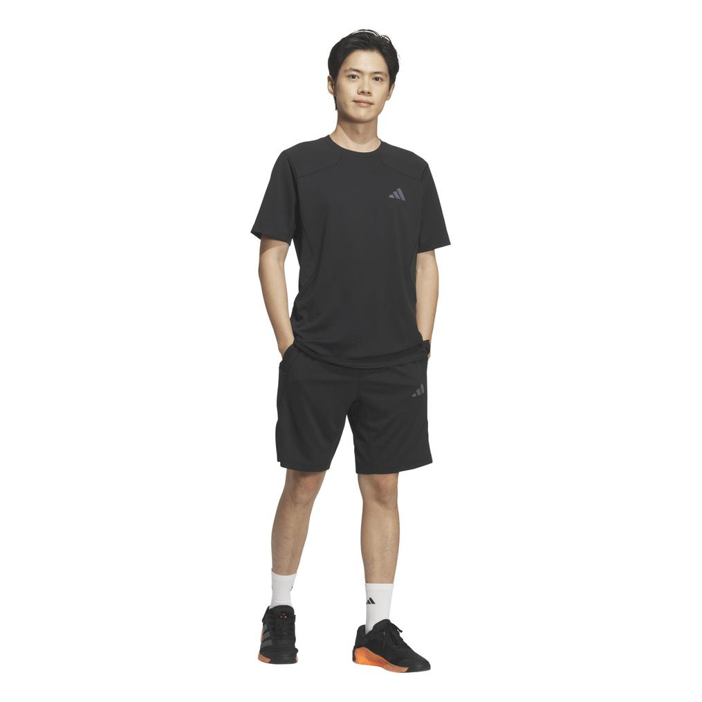  adidas ADIDAS Tech Essential Cool Touch Stealth 3-Bar S/S Tee画像5