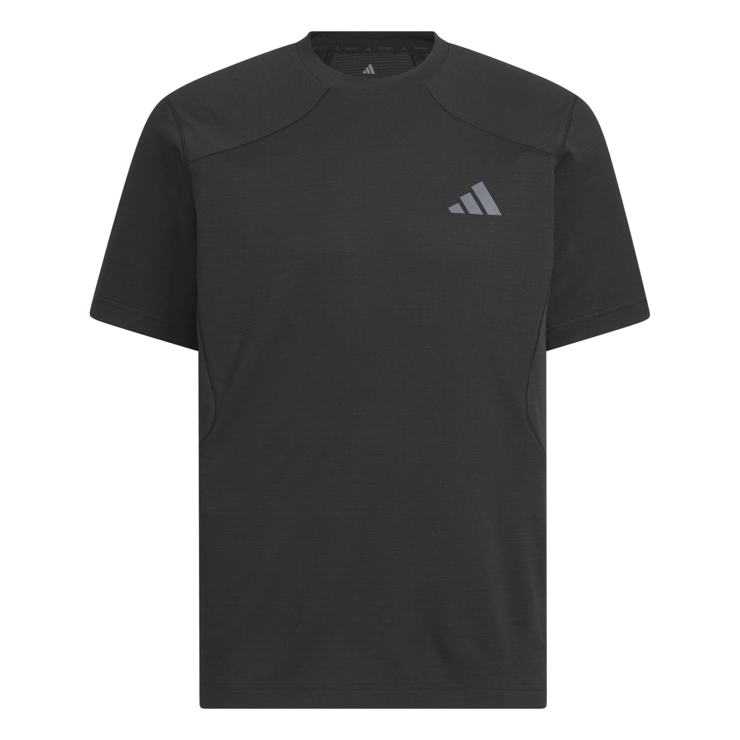 adidas ADIDAS Tech Essential Cool Touch Stealth 3-Bar S/S Tee