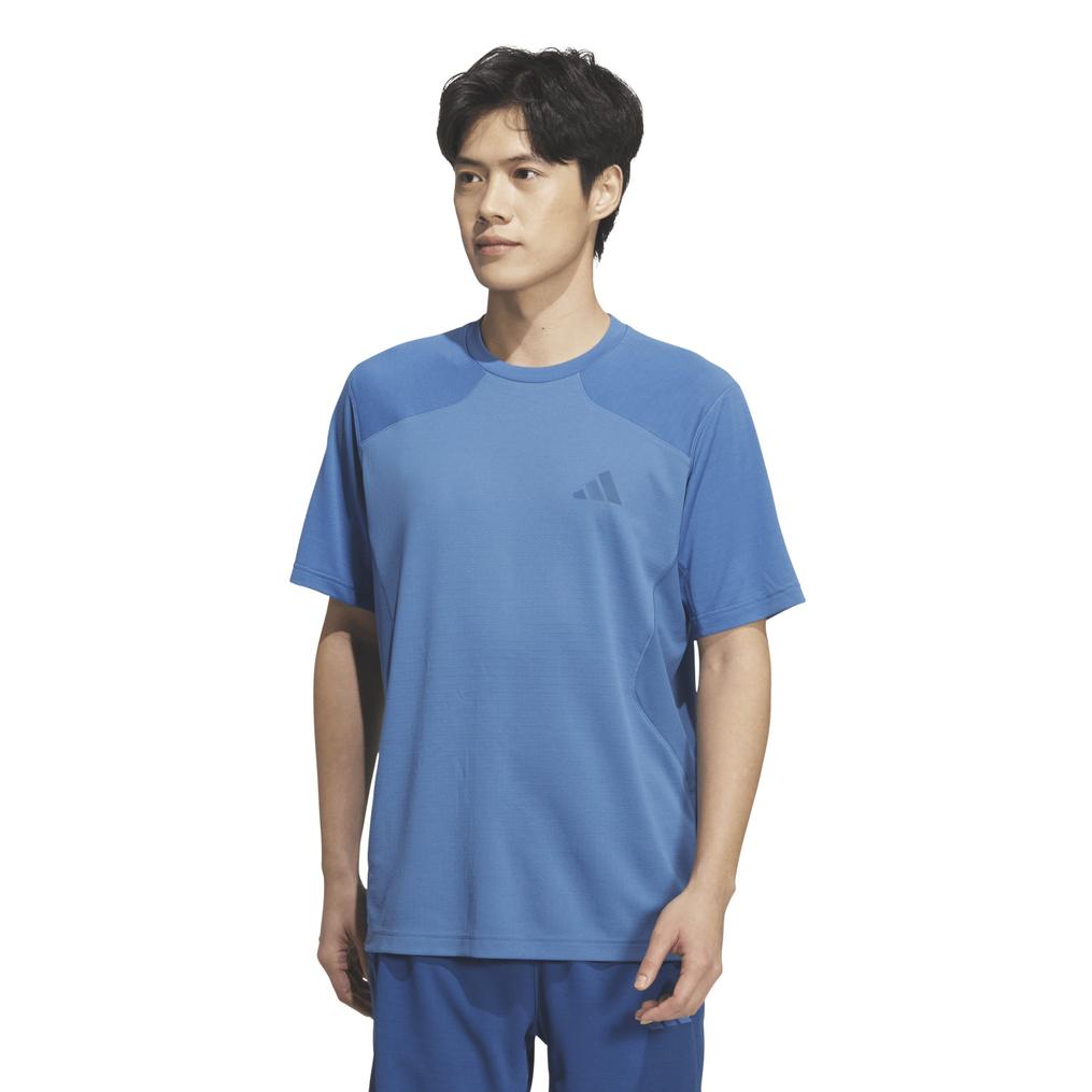  adidas ADIDAS Tech Essential Cool Touch Stealth 3-Bar S/S Tee画像1