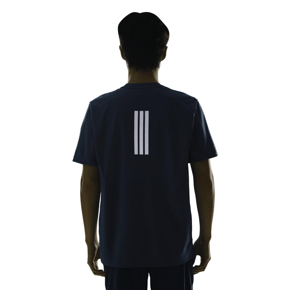  adidas ADIDAS Tech Essential Cool Touch Stealth 3-Bar S/S Tee画像6