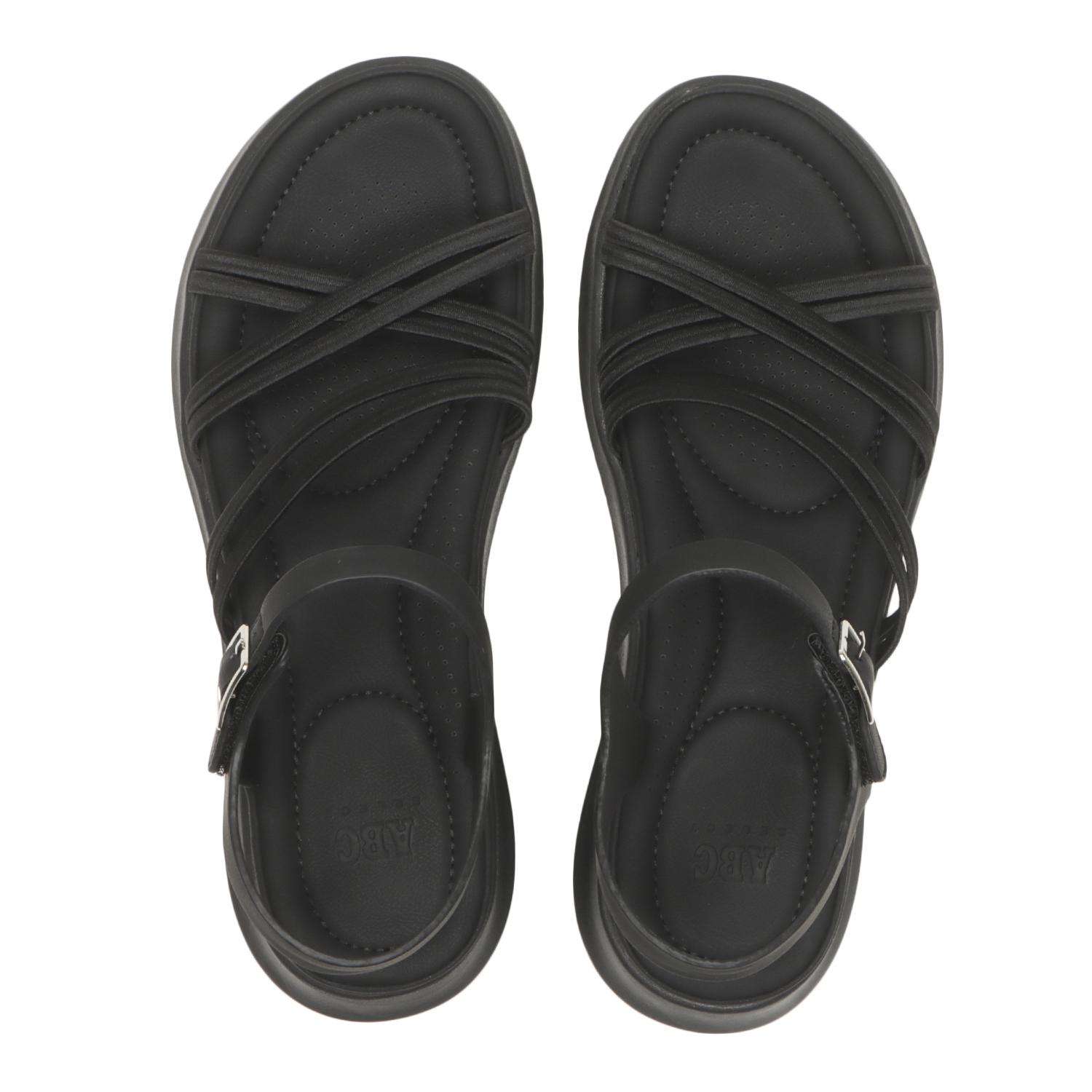 レディース 【ABC SELECT】 エービーシーセレクト CROSS GORE SANDAL
