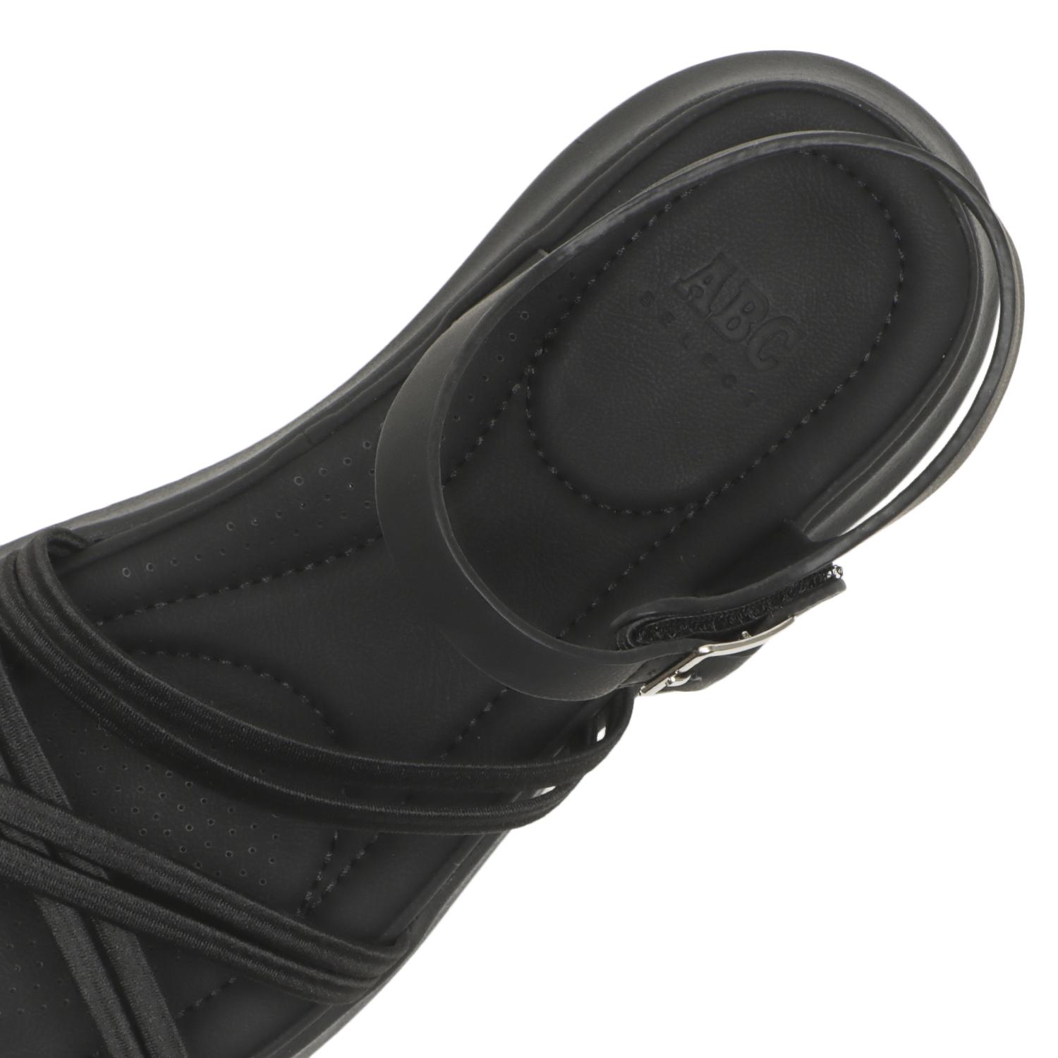 レディース 【ABC SELECT】 エービーシーセレクト CROSS GORE SANDAL