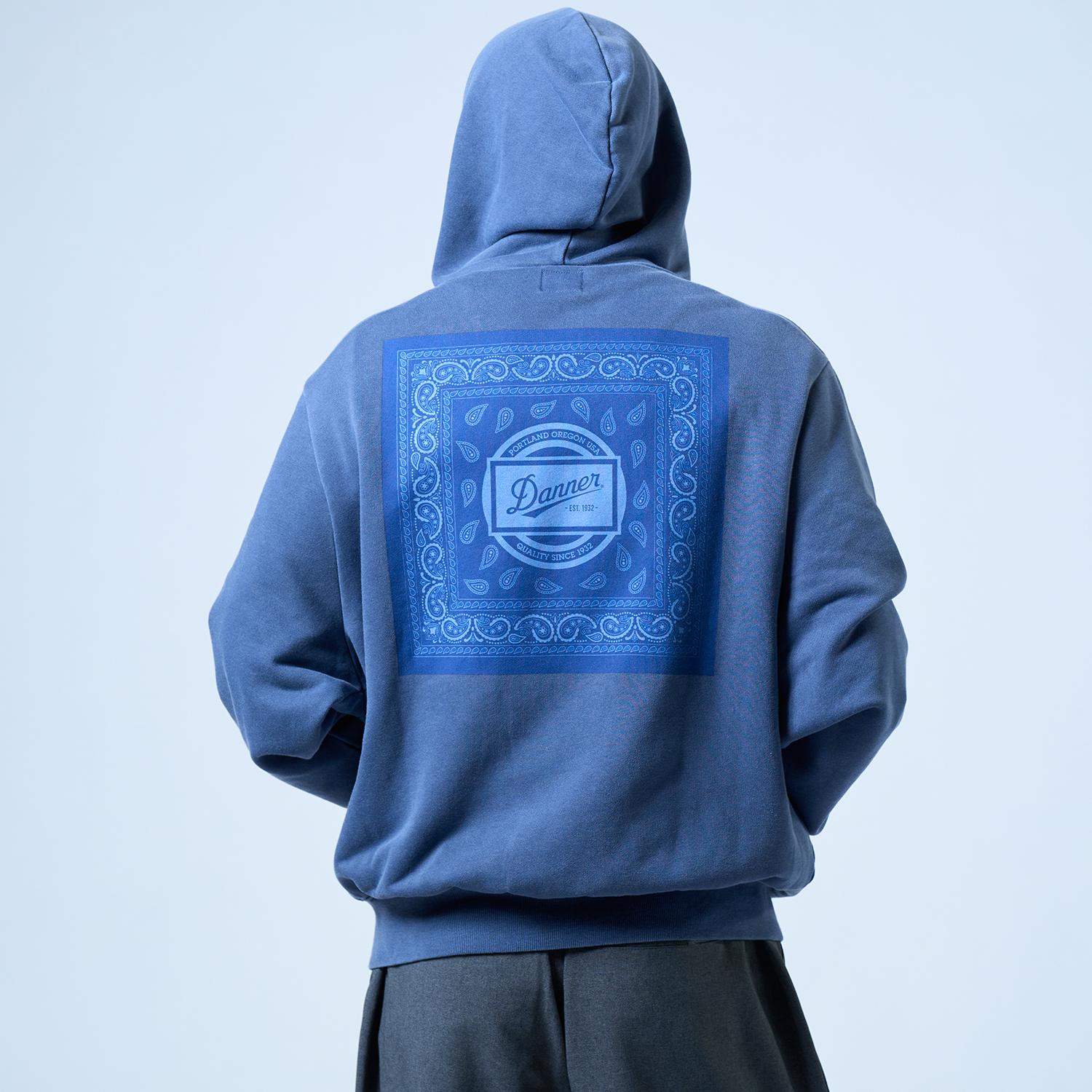 27インチ　ダークブルーメタリック　男女共用 Danner Danner Bandana Logo Zip Parka｜OSHMAN'S ONLINE 公式通販