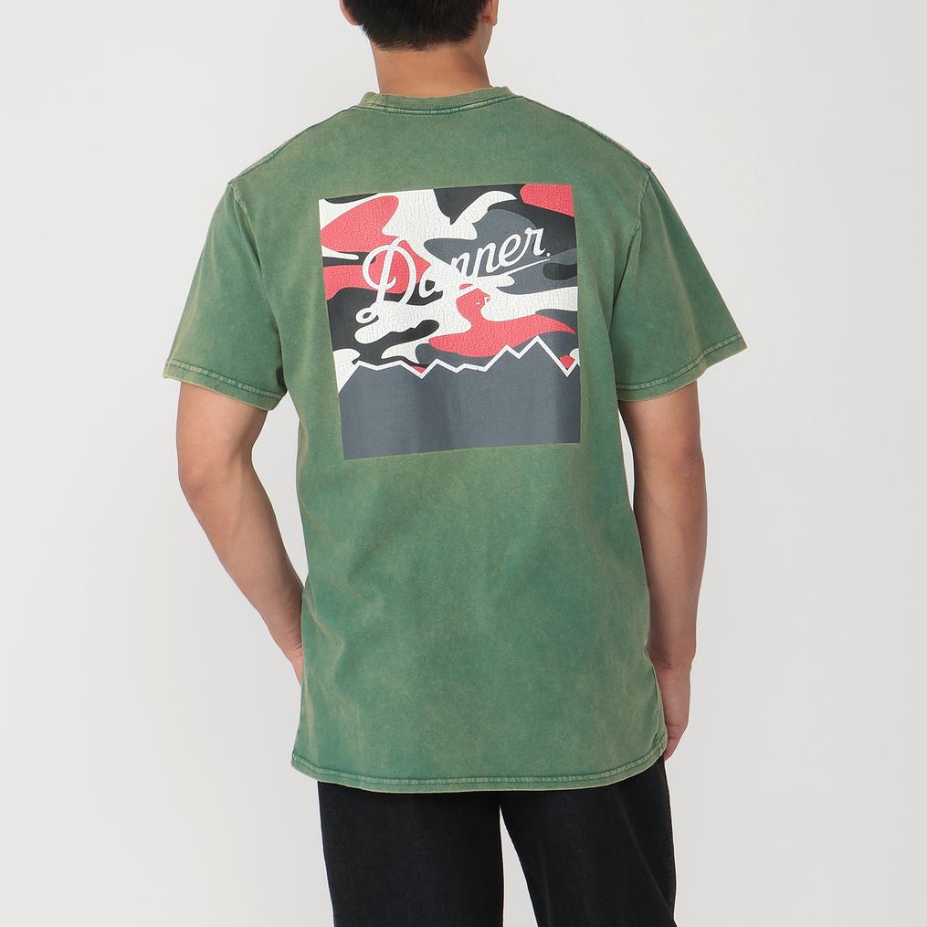 モデル：178cm / 着用サイズ：L Danner DANNER Camo Box Logo S/S Tee画像3