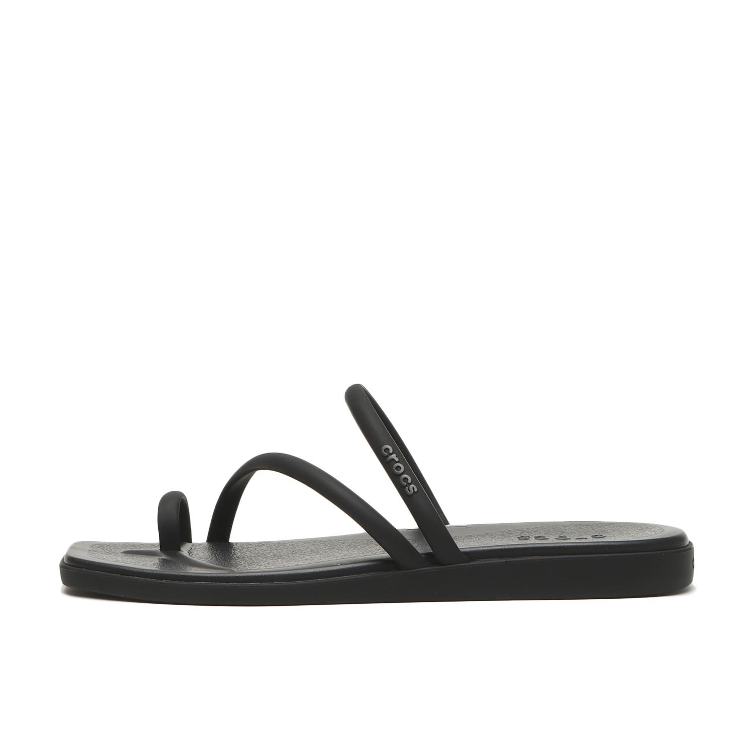  SLIPPER ブラック サンダル ISLAND SLIPPER ブラック サンダル オールレザー 【公式通販】