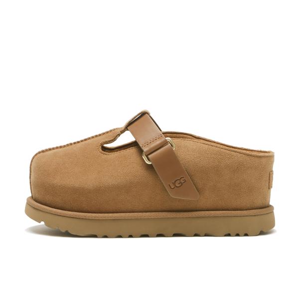 UGG ウィメンズ ゴールデンスター HI クロッグ ブラウン 22cm