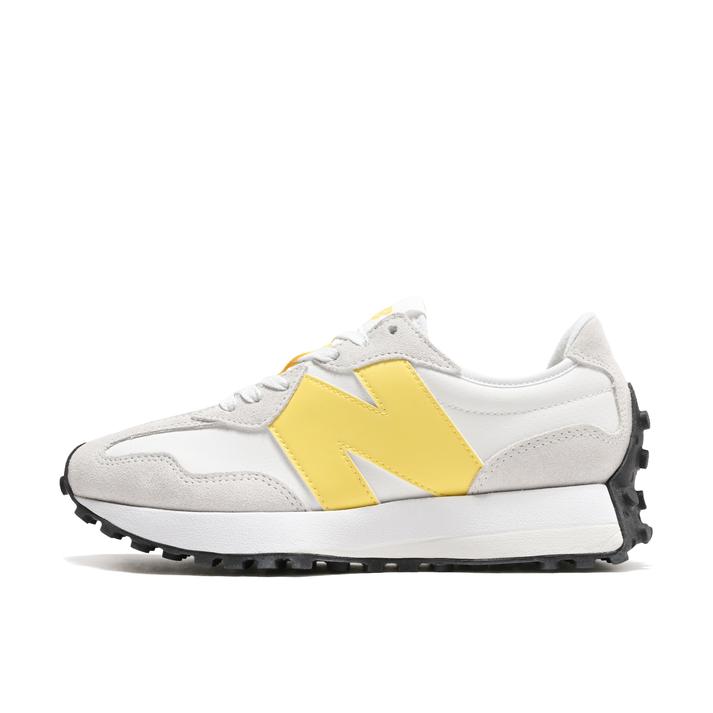 New Balance W327 WHITE/YELW(6F7)