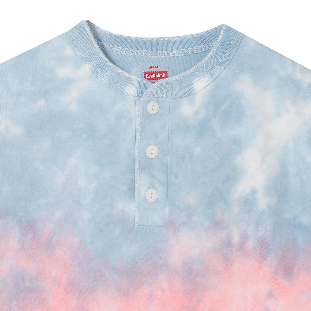  Healthknit HEALTH KNIT W's Henleyneck S/S Tee Tye dye画像7