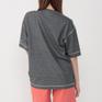 モデル：１６１cm / 着用サイズ：S Healthknit HEALTH KNIT W's Crew S/S Smiley Print Tee画像3