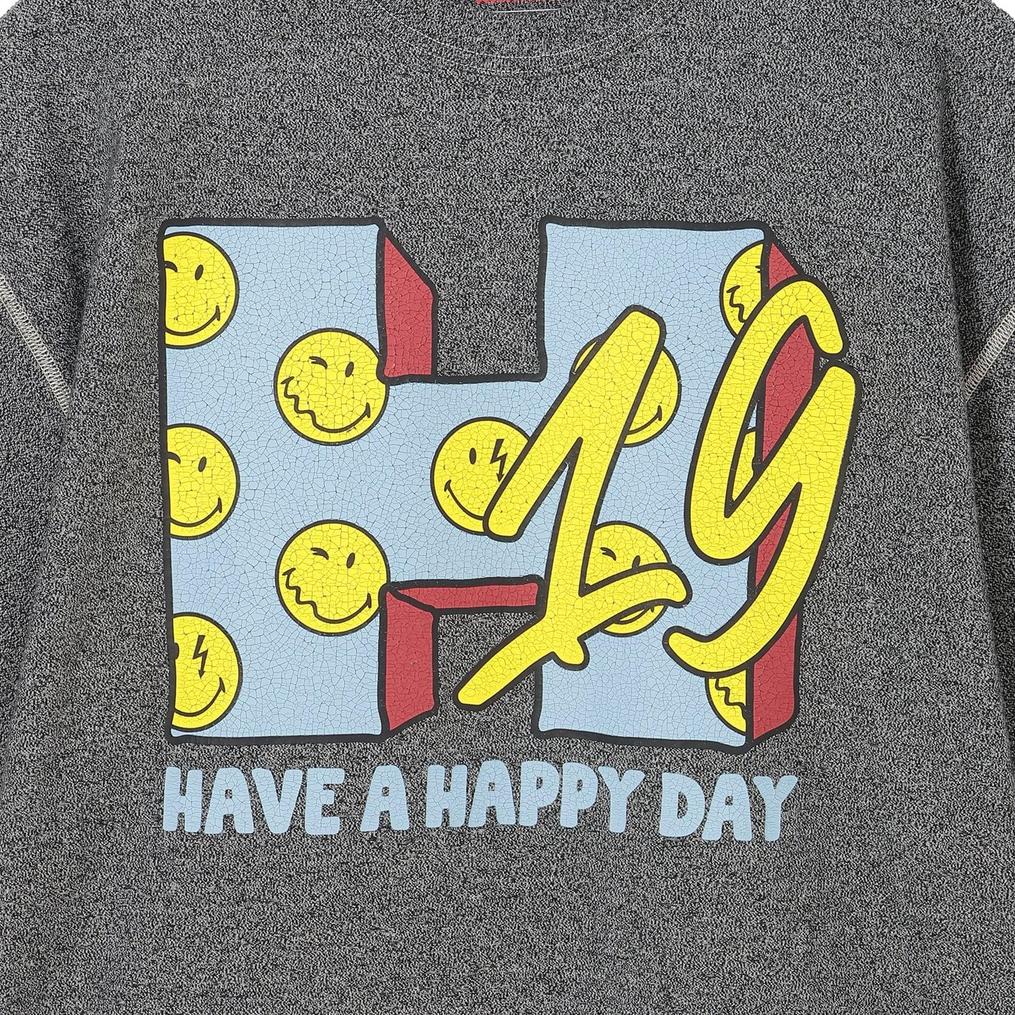  Healthknit HEALTH KNIT W's Crew S/S Smiley Print Tee画像8