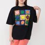 モデル：１６１cm / 着用サイズ：S Healthknit HEALTH KNIT W's Crew S/S Smiley Print Tee画像1