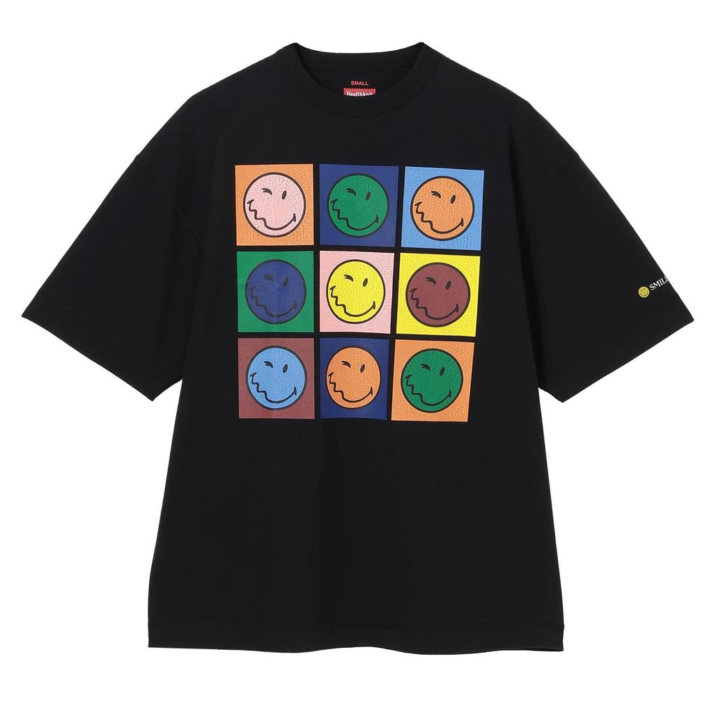  Healthknit HEALTH KNIT W's Crew S/S Smiley Print Tee画像6