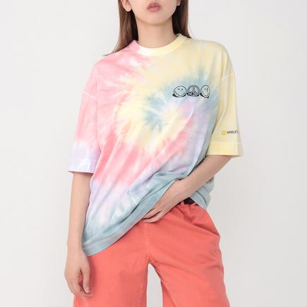 Healthknit クルー S/S スマイリープリントTシャツ