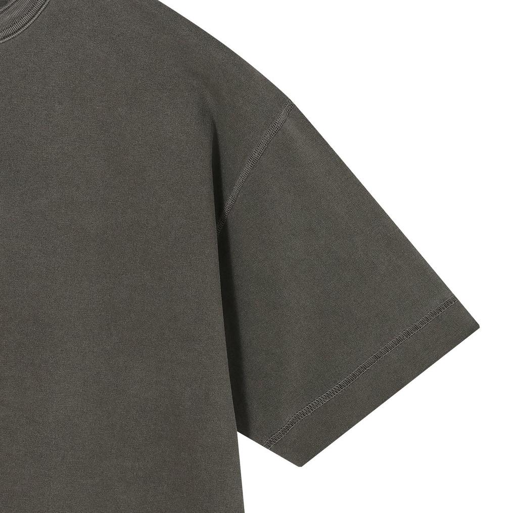 Healthknit HEALTH KNIT W's Henleyneck S/S Sulfur dye画像8