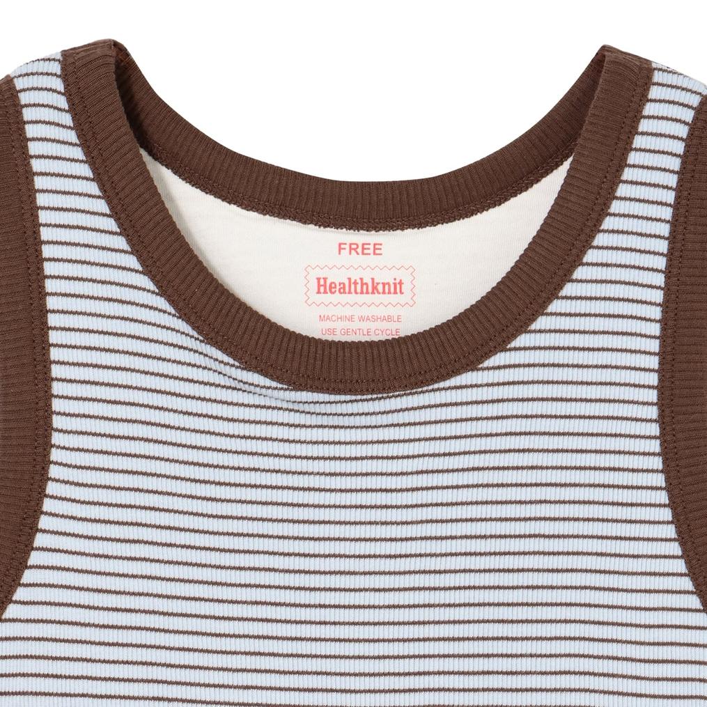  Healthknit HEALTH KNIT W's Tubular Rib Tanktop画像2