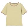  Healthknit HEALTH KNIT W's Tubular Rib S/S Border Tee画像1