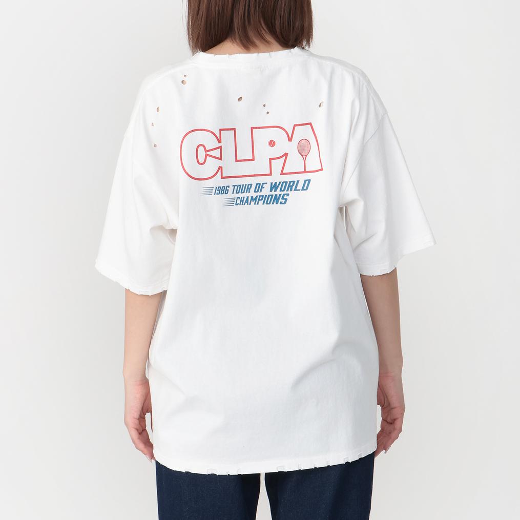 カレッジエイトパシフィック Collageate Pacific W's Damege S/S T Shirt OSHMAN'S SMU画像3