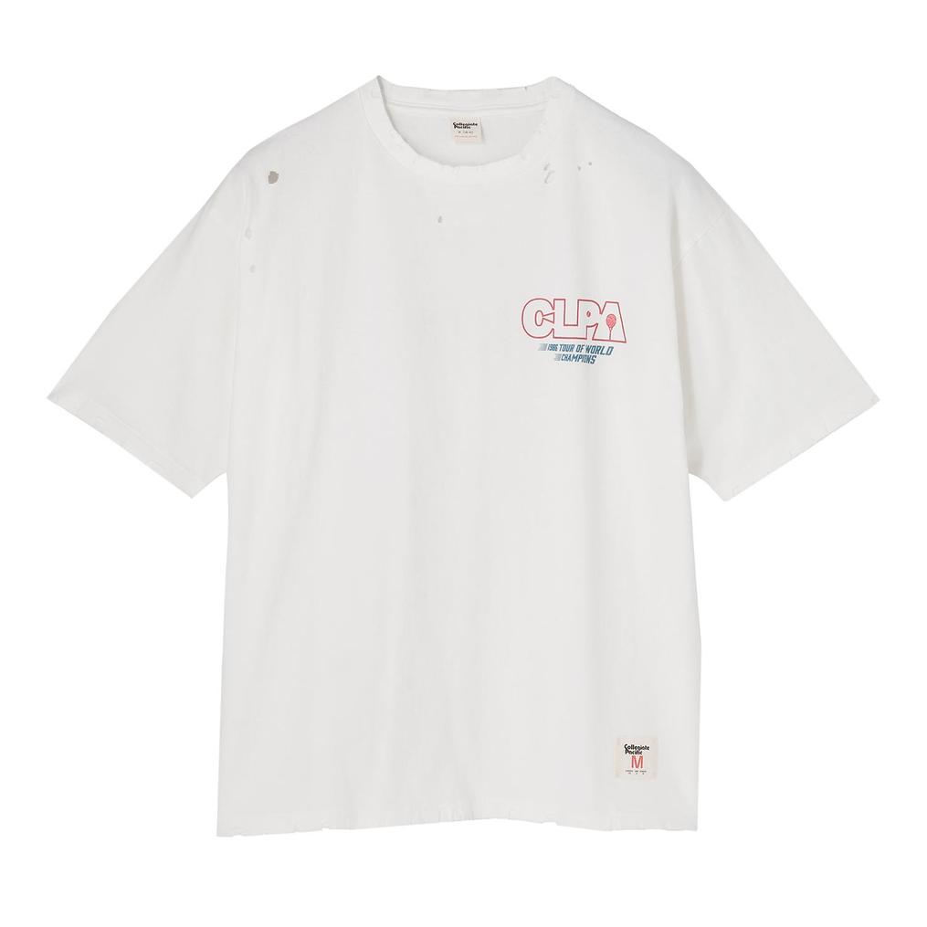  カレッジエイトパシフィック Collageate Pacific W's Damege S/S T Shirt OSHMAN'S SMU画像4