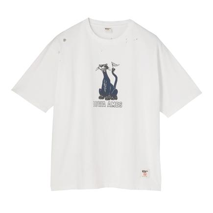 カレッジエイトパシフィック ダメージ S/S Tシャツ オッシュマンズSMU