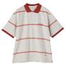  カレッジエイトパシフィック Collegiate Pacific W's Multi Border Polo Shirt画像1