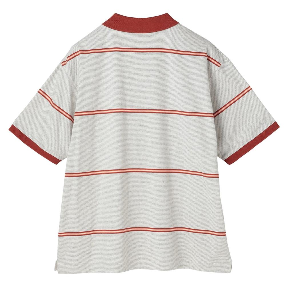  カレッジエイトパシフィック Collegiate Pacific W's Multi Border Polo Shirt画像3