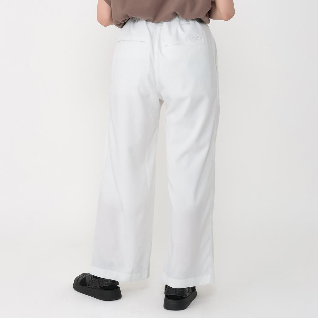 モデル：１６１cm / 着用サイズ：S Gramicci Gramicci W's Seersucker Tuck Pant OSHMAN'S SMU画像3