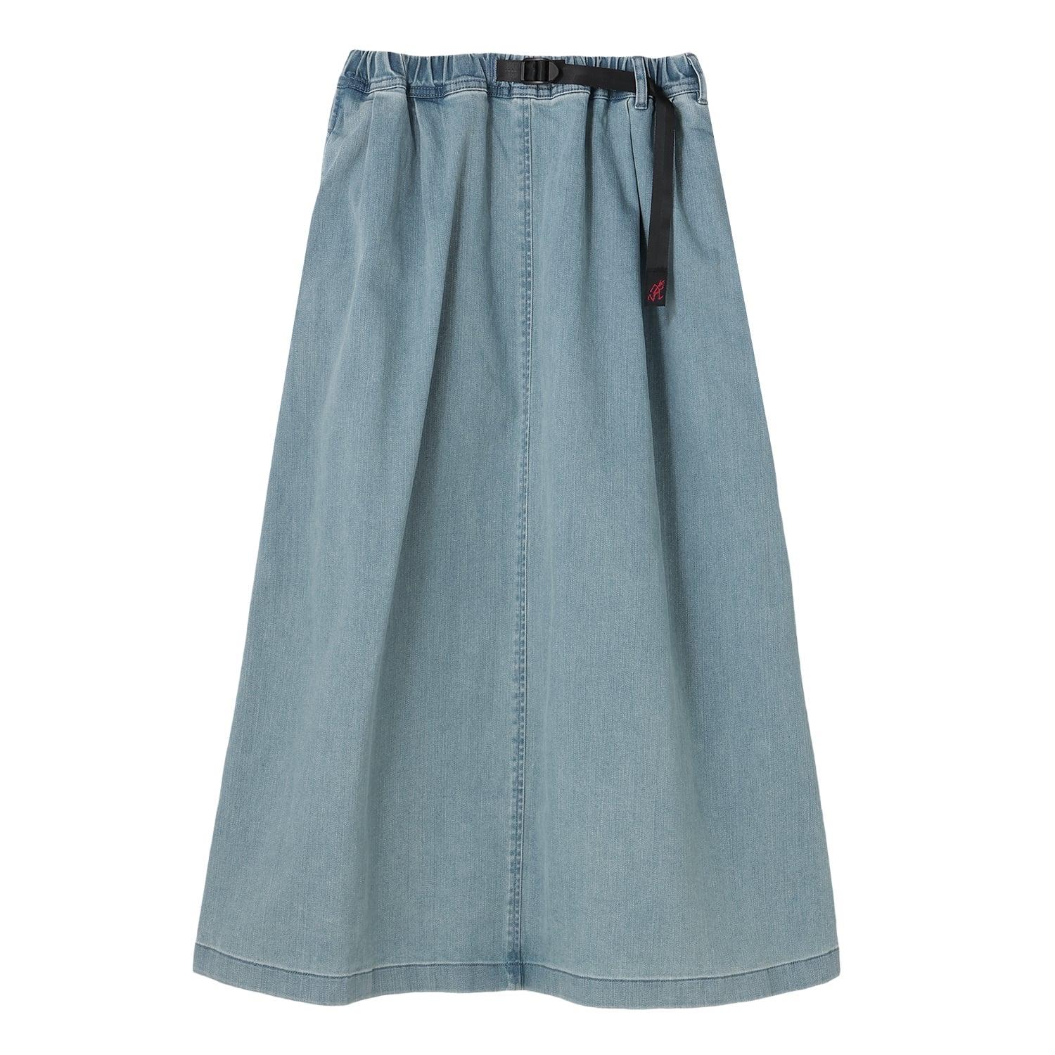 Gramicci Gramicci W's Stretch Denim Long Flare Skirt｜OSHMAN'S