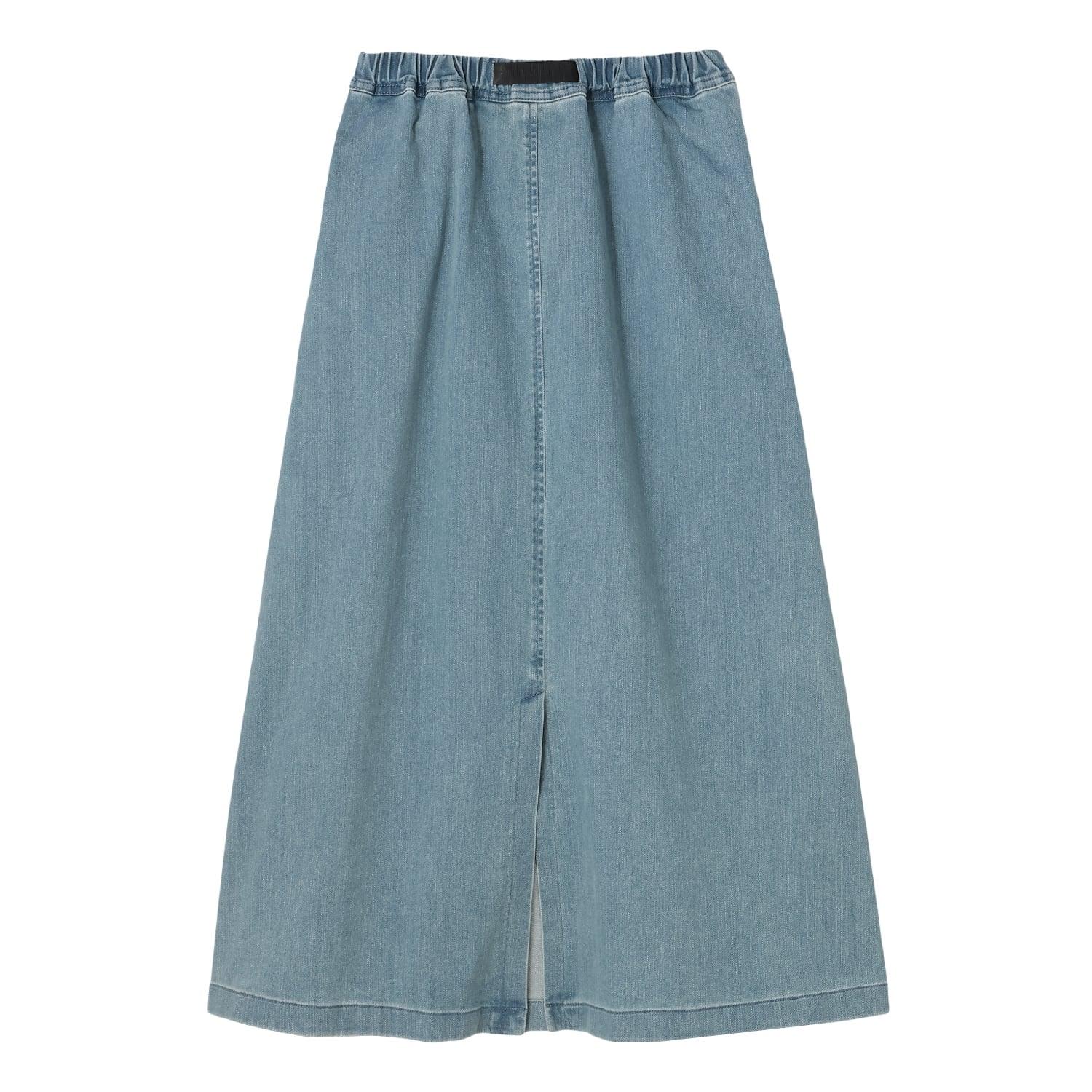 Gramicci Gramicci W's Stretch Denim Long Flare Skirt｜OSHMAN'S