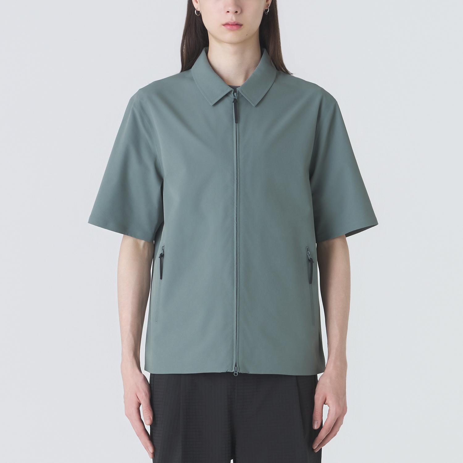 machatt ボーダードッキングプルオーバー　グリーン×グレー MACHATT ONLINE STORE