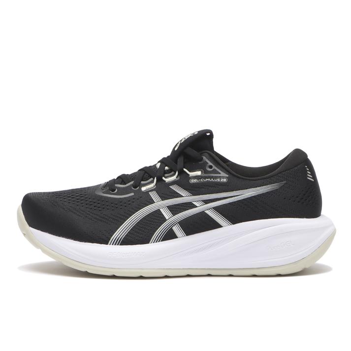 ASICS �Q���L�������X 28 �G�N�X�g�����C�h BLACK/WHITE