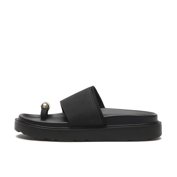 ABC SELECT �����O�t���b�g�T���_�� BLACK