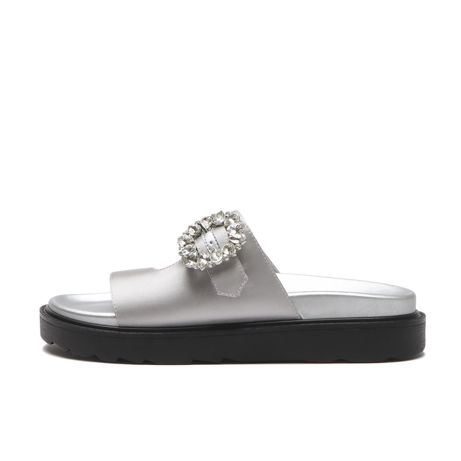 ABC-Mart Select Bijou Flat Sandal W2088 SILVER — photo 1 of 7